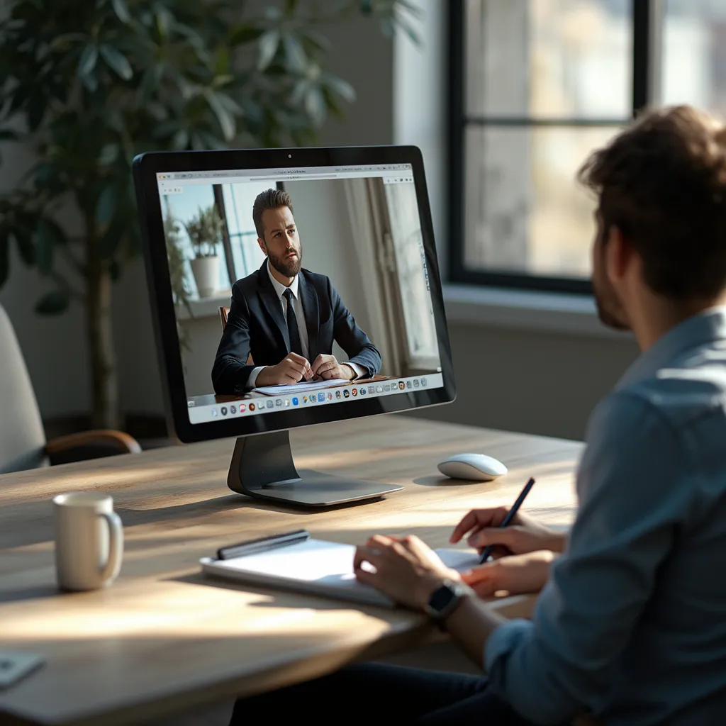 Intervenant lors d'un webinaire